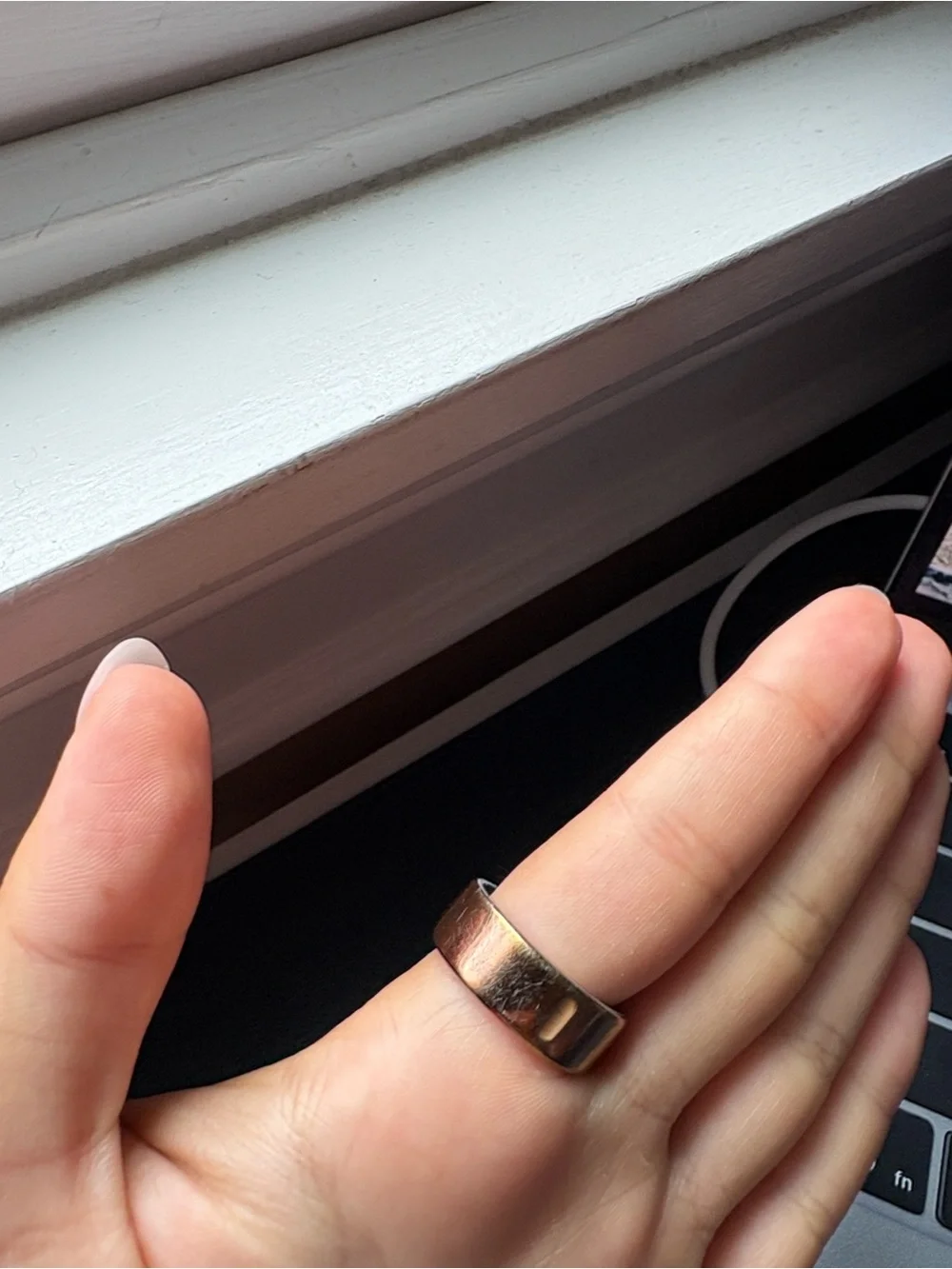 OURA Ring Gen 4 Rose Gold - size 7 Used Condition minor scratches